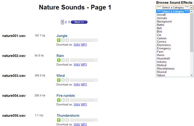GRSites GRSites, gran colección de efectos de sonido para descargar