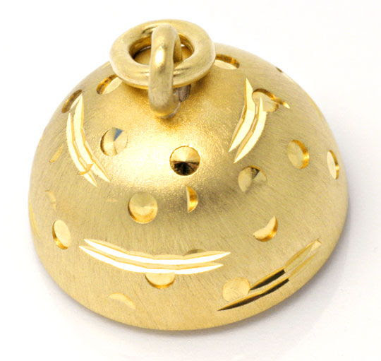 Original-Foto 4, GOLD-KUGEL-ANHÄGER-UHR EMAILLE-GOLDKETTE RAR