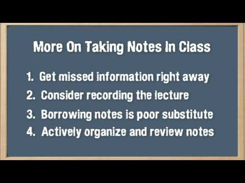 Fourth video: Get the most out of studying