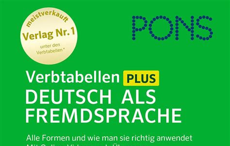 Free Reading PONS Verbtabellen Plus Deutsch als Fremdsprache - Alle Formen und wie man sie richtig anwendet Gutenberg PDF