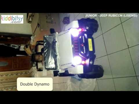 VIDEO : junior jeep rubicon lisensi - mainan mobil aki - produk ini dapat dibeli di: http://kiddibitsy.com/produk/produk ini dapat dibeli di: http://kiddibitsy.com/produk/mobil-produk ini dapat dibeli di: http://kiddibitsy.com/produk/prod ...