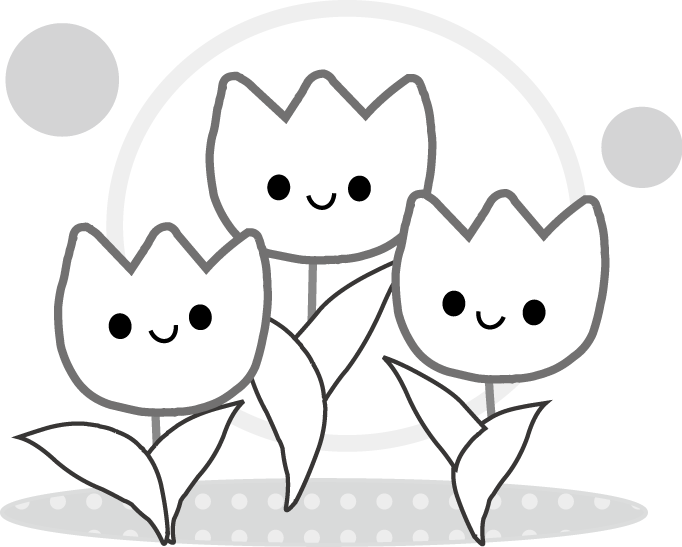春 チュリップのイラスト 無料イラスト