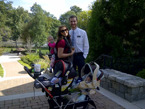 Visiting Daddy at work! by theelmerslovejesus
