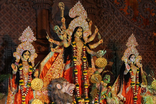 Bombay Durga Bari Durgotsav Tejpal Hall. by firoze shakir photographerno1