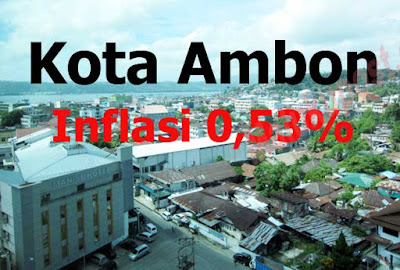 Ambon, Malukupost.com - Badan Pusat Statistik (BPS) Provinsi Maluku mencatat pada bulan Oktober 2016 terjadi inflasi di Kota Ambon sebesar 0,53 persen dengan indeks harga konsumen (IHK) 124,59. "Inflasi Kota Ambon terjadi pada enam kelompok pengeluaran, dengan inflasi tertinggi pada kelompok pendidikan , rekreasi dan olah raga sebesar 8,36 persen," kata Kepala Badan Pusat Statistik (BPS) Maluku, Dumangar Hutauruk di Ambon, Selasa (1/11). Inflasi terendah, lanjutnya, terjadi pada kelompok sandang sebesar 0,08 persen. Sedangkan deflasi terjadi pada kelompok pengeluaran bahan makanan sebesar 0,41 persen. Dumangar mengatakan, inflasi di Kota Ambon terjadi karena adanya kenaikan IHK pada enam kelompok pengeluaran yakni kelompok makanan jadi, minuman rokok dan tembakau sebesar 0,28 persen, kelompok perumahan, air, listrik, gas, dan bahan bakar sebesar 0,23 persen, kelompok sandang sebesar 0,08 persen, kelompok kesehatan sebesar 0,20 persen, kelompok pendidikan, rekreasi dan olah raga sebesar 8,36 persen, dan pada kelompok transpor,komunikasi, dan jasa keuangan sebesar 0,09 persen.