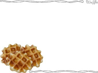 ワッフル ベルギー ワッフル のイラスト 条件付フリー素材集