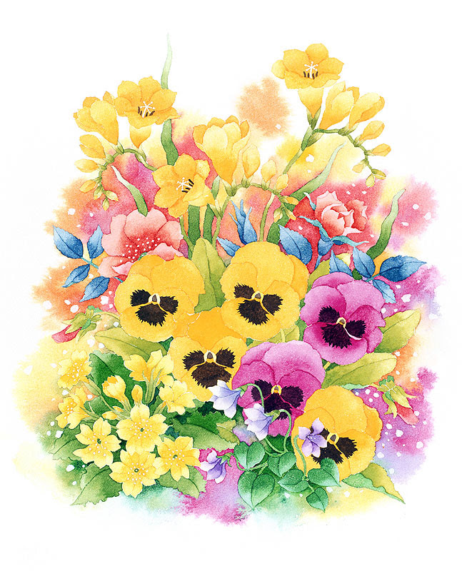 無料印刷可能花 春 イラスト 無料 すべての動物画像