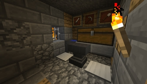 峡谷暮らしのマインクラフト その29 エンチャン本倉庫と金床部屋 Archive ゲームとか料理とか