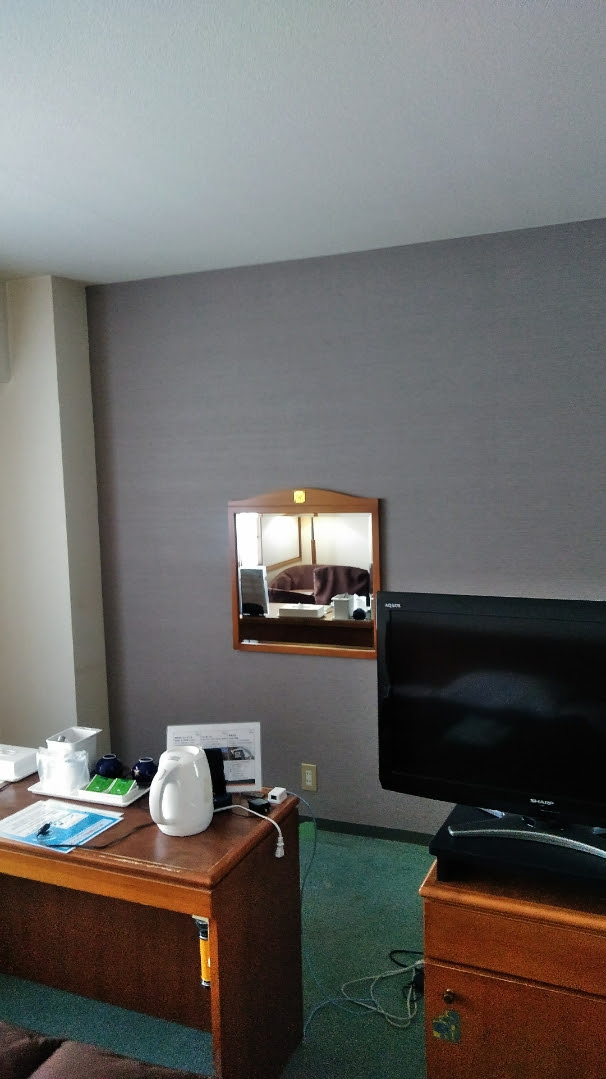 明石市 ホテル ワンポイント壁紙 フジワラクロス