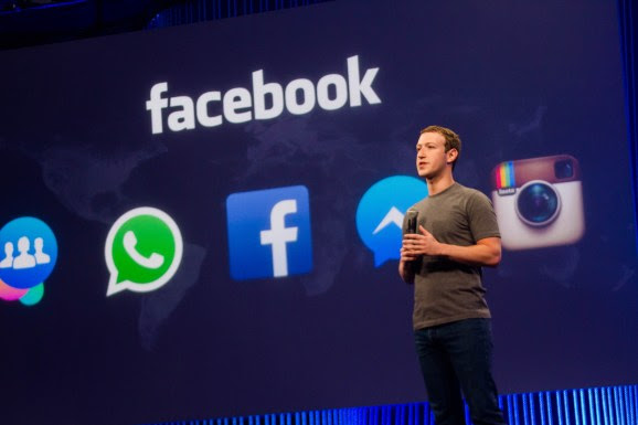 Mark Zuckerberg at Facebook's F8 2015 developer conference