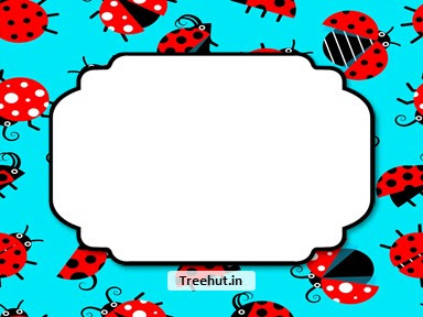 Ladybugs Free Printable Labels 3x4 Inch Name