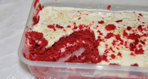 Resepi Kek Red Velvet Cheese Kukus Yang Mudah