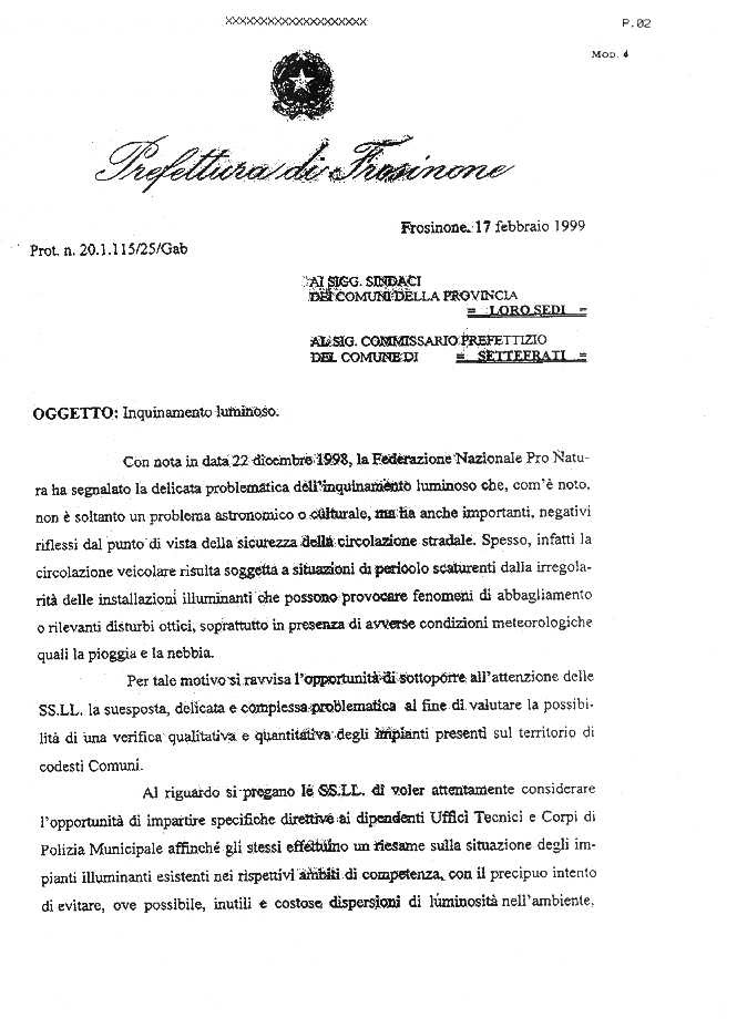 Linee guida su come Operare con i Comuni – CieloBuio