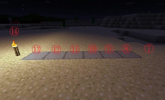 沸き潰し徹底検証 モンスターが沸く明るさ7以下ってどこからだ