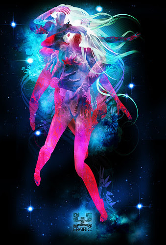 3D girls Body Painting