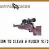 how to clean a ruger 1022