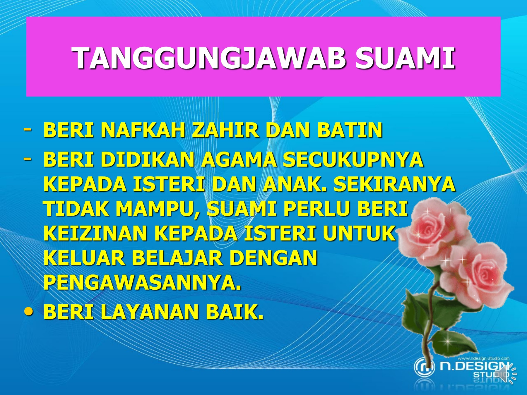 TANGGUNGJAWAB SUAMI ISTERI