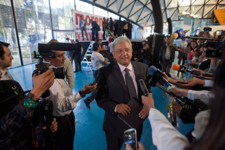 Andrés Manuel López Obrador, presidente del Consejo Político del Movimiento de Regeneración Nacional (Morena). Foto: Miguel Dimayuga