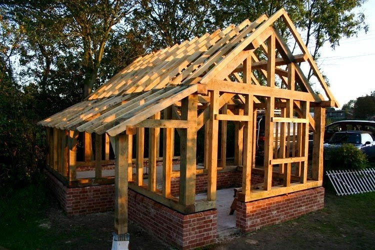 Post and beam, Beams and Photo galleries on Pinterest