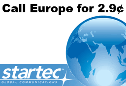 Call Europe for As Little as 2.9¢/min