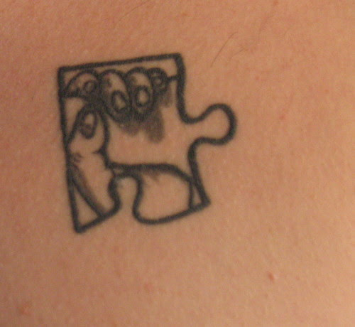  Puzzle Piece Tattoo 
