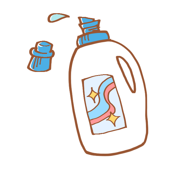 液体洗剤のイラスト かわいいフリー素材が無料のイラストレイン