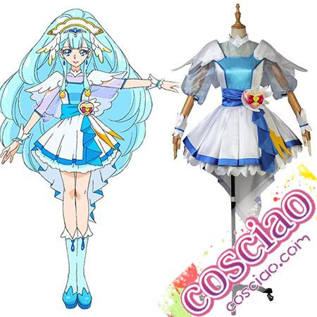 Hugっと プリキュア キュアアンジュ コスプレ衣装 薬師寺さやか 変身姿 コス服 通販 ハグプリ