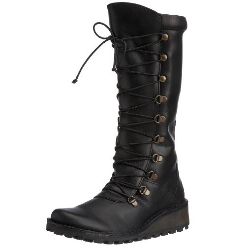 Fly London Women's Maos Boot Leather Black P210389027 6 UK