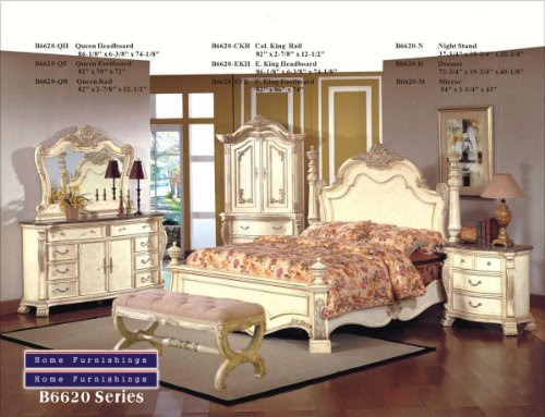 Inland Empire Furniture Queen Size Kayla White Wash Solid Wood ...