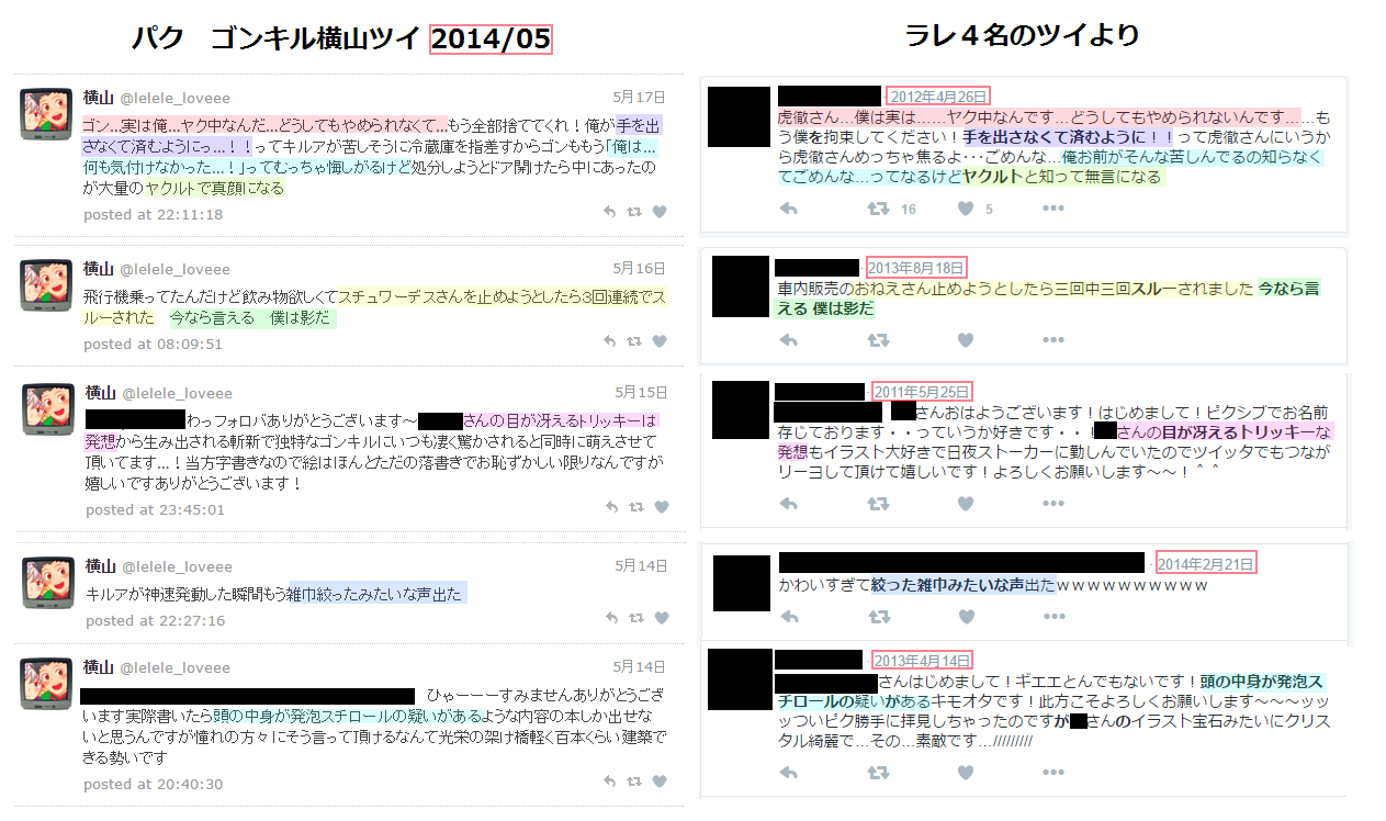 ツイパク サイマウ エレナ 横山 三井 竜座他の情報まとめ Atwiki アットウィキ