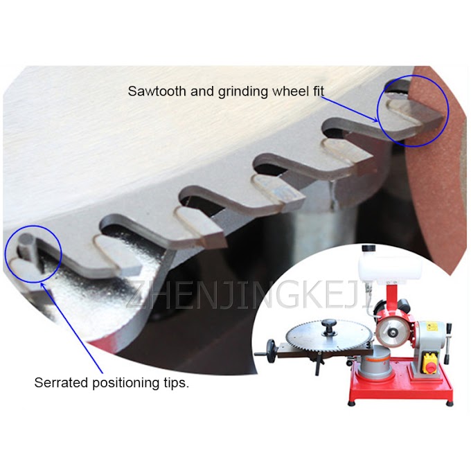 Buying 220V Manual Sharpener Alloy Circular Saw Blade Gear Grinding Machine Small Woodworking Mechanical Manual Gear Grinding Equipment
