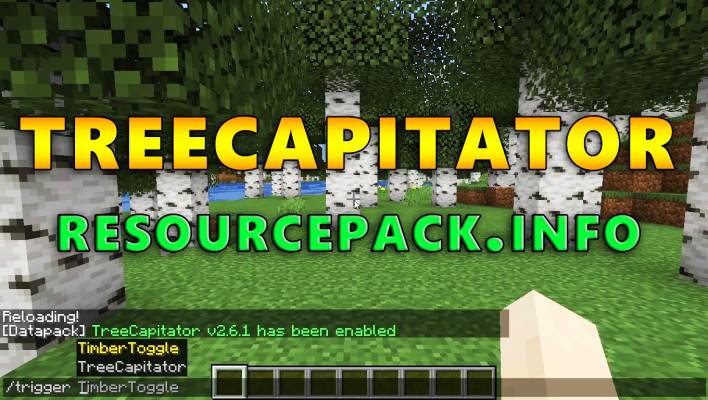 Treecapitator Datapack For Minecraft 1 17 1 1 16 5 1 15 2 1 14 4