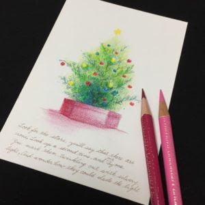 Beltaのcolored Pencil Gallery 色鉛筆ギャラリー 色鉛筆画 クリスマスツリー