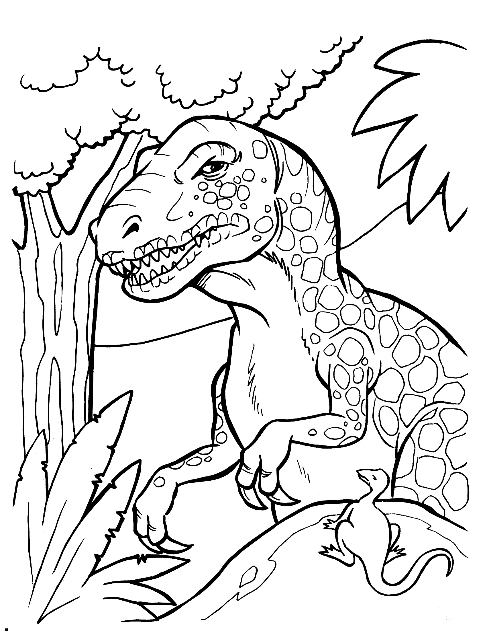 Download Dinosaur coloring pages to download and print for free
