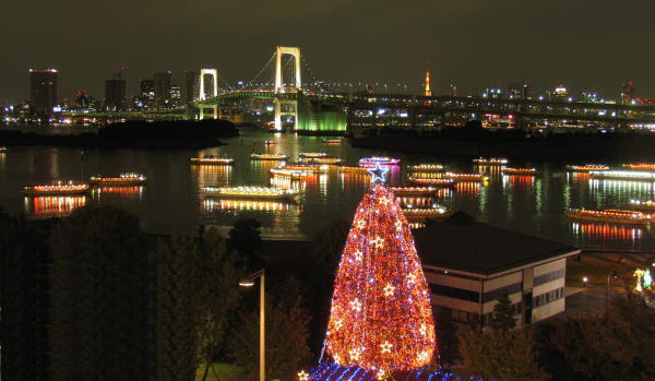 お台場メモリアルツリー 東京屋形船案内