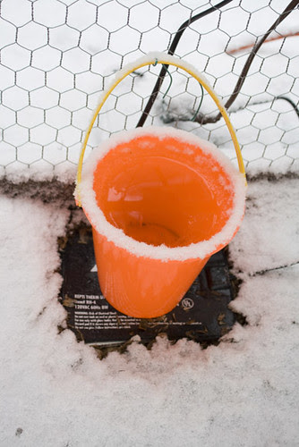 keeping water thawed