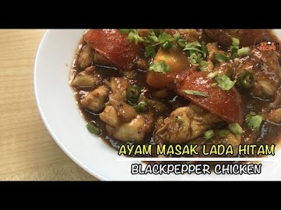 Cara Membuat Resepi Ayam Kukus Black Pepper