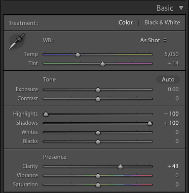 My 5 Favorite Lightroom Sliders