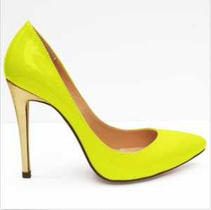 ... -PATENT-GOLD-HIGH-HEELS-POINTED-CORSET-STYLE-WORK-PUMPS-COURT-SHOES