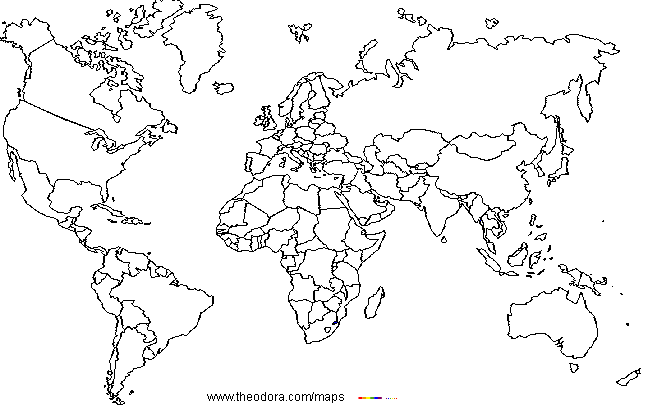 World Map Maldives. Quick Maps of the World