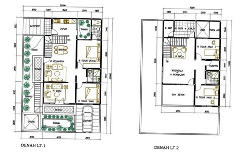 gambar desain rumah autocad  feed news indonesia