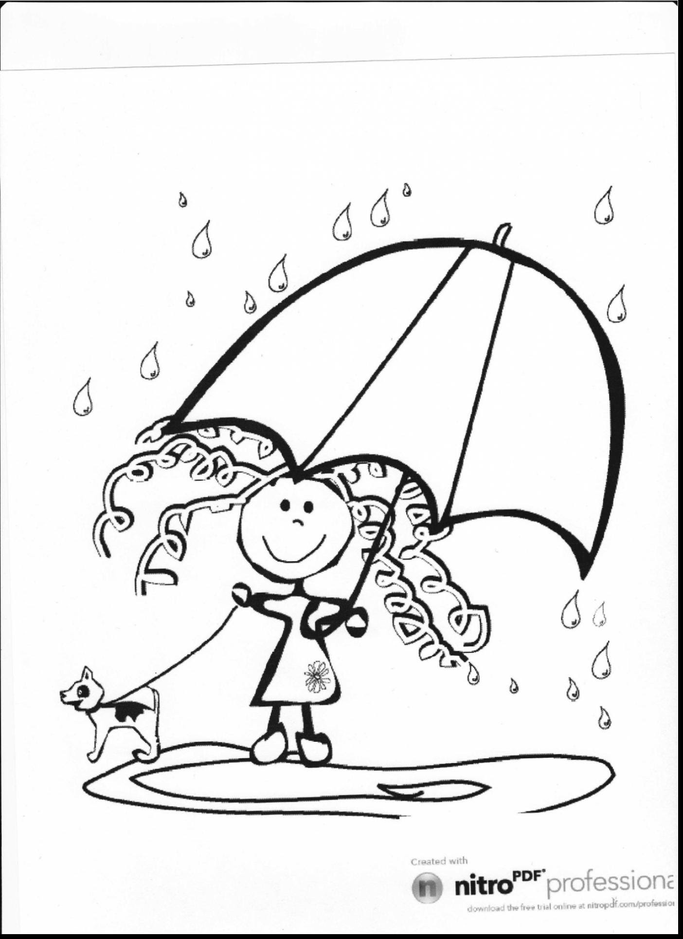 Download Rainy Weather Coloring Pages at GetDrawings | Free download