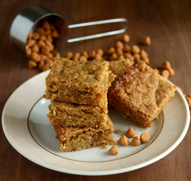 Salted Butterscotch Coconut Blondies