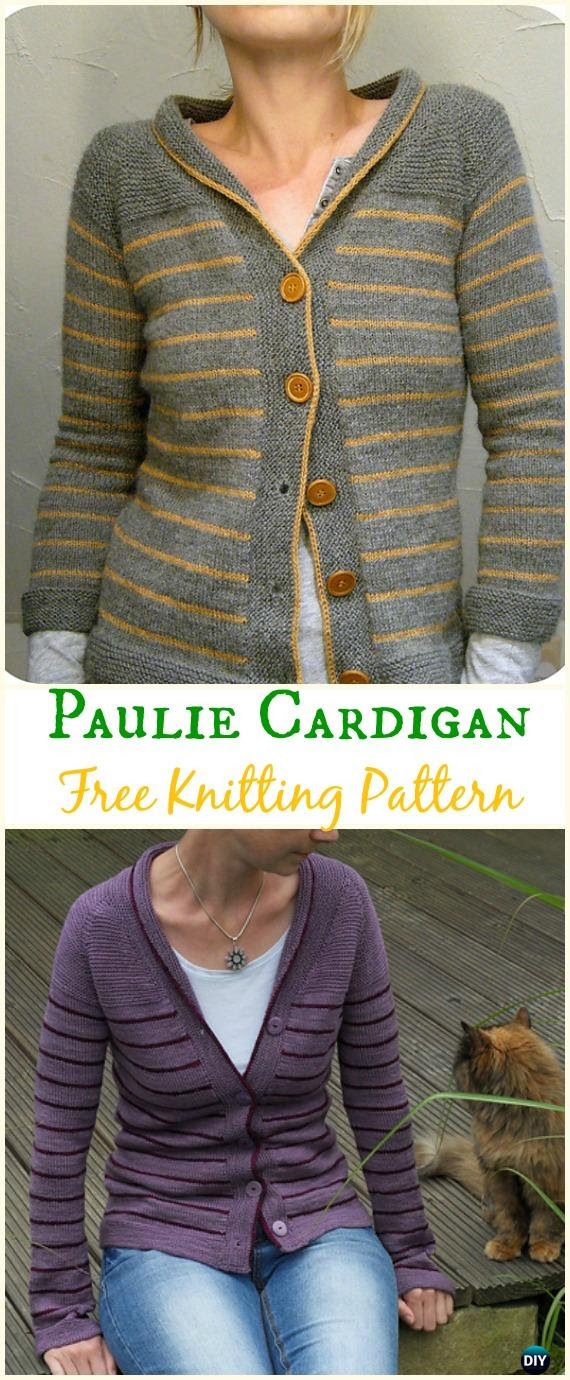 Knit Women Cardigan Sweater Coat Free Patterns