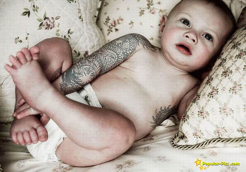 Baby Sleeve Tattoo shoulder sleeve tattoo. Baby Sleeve Tattoo