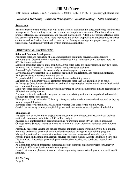 curriculum vitae template free. Sales Marketing Sample Resume