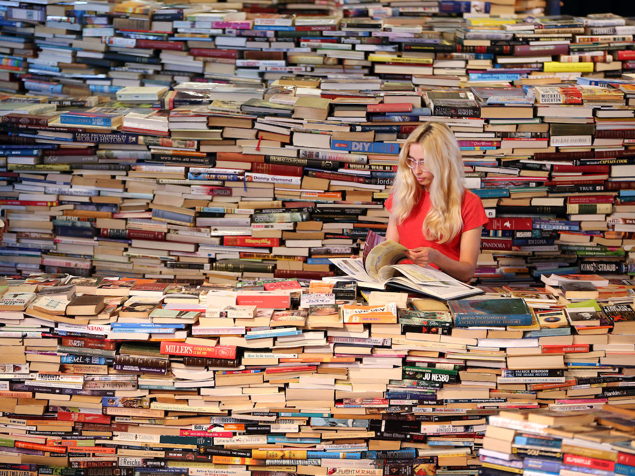 books papers files reading