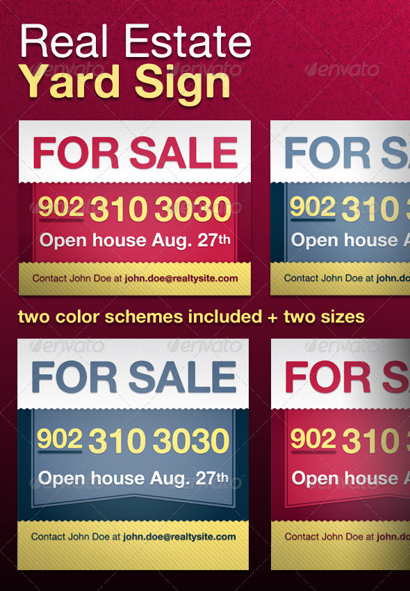 Download 10 Yard Sign Mockup PSD Images - Mockup Blank Sign, Real ...