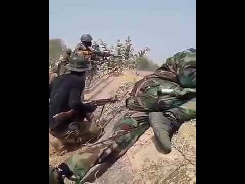 VIDEO, SEE HOW NIGERIA ARMY FIGHTING BOKO HARAM IN SAMBISA FOREST