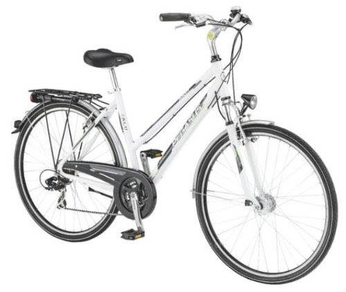 PEGASUS Avanti Damenfahrrad 28 Zoll weiß 45 cm Trapez 21 Gang-Kettenschaltung 2013